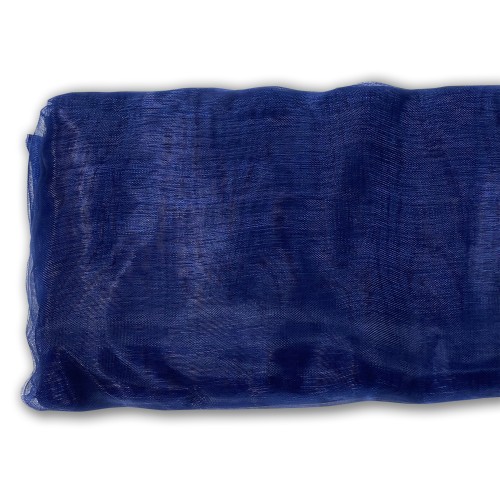 Midnight blue organza fabric
